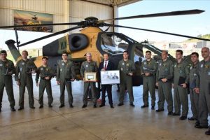 T129 Atak helikopteri Brezilya'daki ilk u&ccedil;uş g&ouml;sterisini yaptı