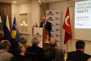 BUMİAD Bursa Nil&uuml;fer Belediye Başkan Adayı Şahin'i ağırladı