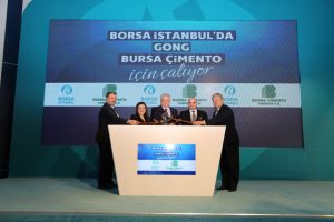 Borsa İstanbul'da gong bu kez Bursa &Ccedil;imento i&ccedil;in &ccedil;aldı