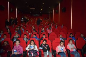 270 &ouml;ğrenci hayatlarında ilk kez sinemayla tanıştı