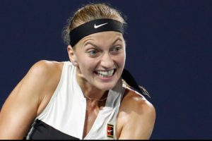 Kvitova &ccedil;eyrek finalde veda etti