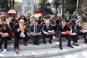 Bursa'da kitap okuma etkinliği yapıldı