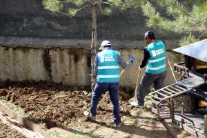 Huzurevinin onarımını, denetimli serbestlik h&uuml;k&uuml;ml&uuml;leri yapıyor