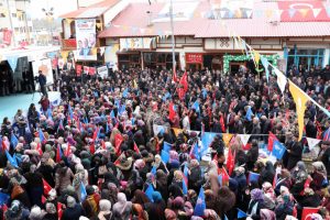 Erzurum Narman mitingine Sekmen damgası