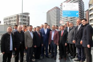 Bursa'da Panayır K&ouml;pr&uuml;l&uuml; Kavşağı trafiğe a&ccedil;ıldı