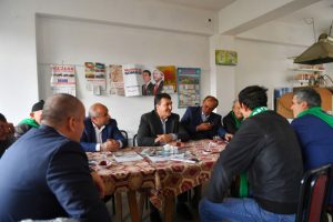 Bursa Osmangazi Belediye Başkan Adayı D&uuml;ndar'dan dağ k&ouml;ylerine ziyaret