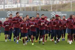 Trabzonspor, Antalyaspor ma&ccedil;ı hazırlıklarını s&uuml;rd&uuml;rd&uuml;
