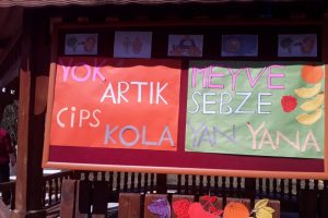 &Ouml;ğrenciler cips ve kola yerine meyveyi tercih etti