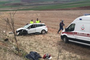 Kırıkkale'de trafik kazası: 1 &ouml;l&uuml;, 3 yaralı
