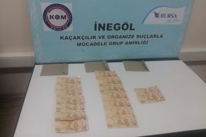 Bursa İneg&ouml;l'de sahte para operasyonu 3 kişi cezaevini boyladı