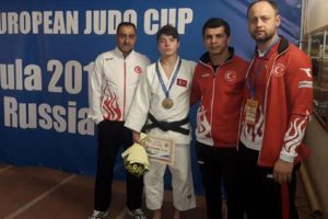 Milli Judocu Talha B&uuml;y&uuml;keser'den bronz madalya