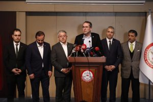 İYİ Parti heyeti, YSK Başkanı ile g&ouml;r&uuml;şt&uuml;