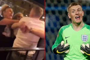 Pickford barda kavgaya karıştı