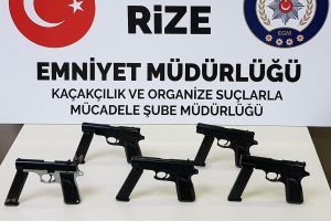 Silah ka&ccedil;ak&ccedil;ığı operasyonu: 4 tutuklama