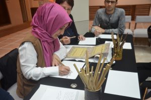 Bursa'da yazma eserler m&uuml;zesinde hat at&ouml;lyesi a&ccedil;ıldı
