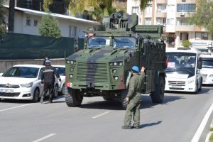 Suriye sınırına askeri sevkiyat