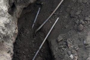 Sit alanında kazı yapan şahıslara su&ccedil;&uuml;st&uuml;