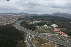 İstanbul jandarmasından helikopter destekli trafik denetimi