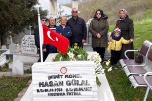 Şehit Piyade Onbaşı Hasan G&uuml;lal kabri başında anıldı