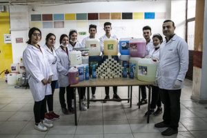 Lisenin bodrumunda deterjan &uuml;retip 470 bin liralık ciroya imza attılar