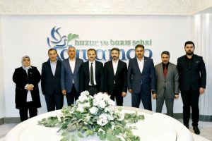 AK Parti teşkilatından Başkan Kılın&ccedil;'a 'hayırlı olsun' ziyareti