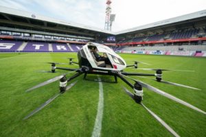 D&uuml;nyanın ilk drone taksisi u&ccedil;uşunu ger&ccedil;ekleştirdi