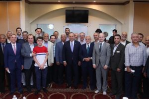 Bakan &Ccedil;avuşoğlu, ABD'deki M&uuml;sl&uuml;man toplumunun temsilcileriyle g&ouml;r&uuml;şt&uuml;