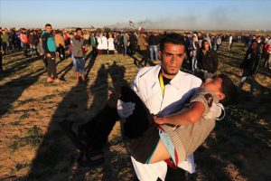 Shamali: Gazze'deki g&ouml;sterilerde 40 &ccedil;ocuk &ouml;ld&uuml;r&uuml;ld&uuml;