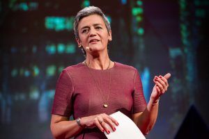 Margrethe Vestager AB kapsamında bir dijital vergi &ccedil;ağrısı yaptı