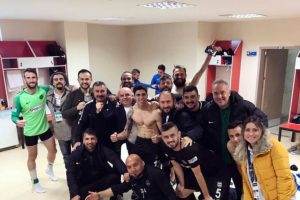 Nazilli Belediyespor'da zirve sevinci