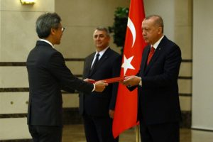 Cumhurbaşkanı Erdoğan, Singapur B&uuml;y&uuml;kel&ccedil;isini kabul etti