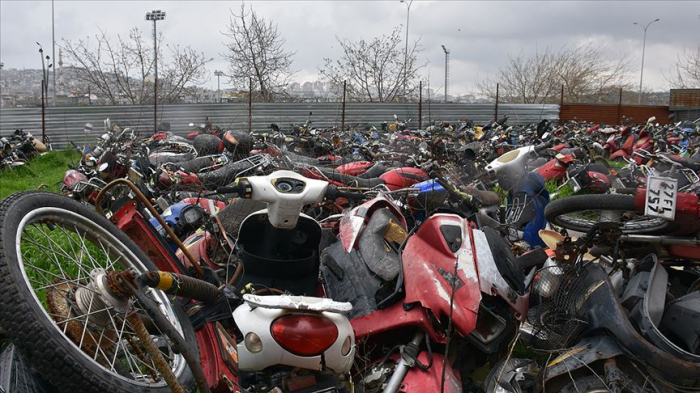 Hurda motosikletler MKEK yolcusu
