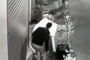 K&ouml;peği dışarı &ccedil;ıkarıp kul&uuml;besini &ccedil;aldılar!