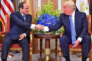 Sisi-Trump g&ouml;r&uuml;şmesinde g&uuml;ndem 'Y&uuml;zyılın Anlaşması' olacak