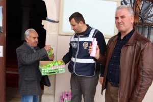 Kula Emniyetinden şehit polisler i&ccedil;in mevlit