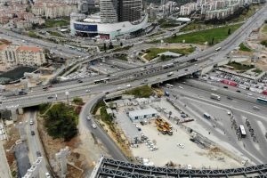 İstanbul trafiğini &ccedil;&ouml;zecek proje havadan g&ouml;r&uuml;nt&uuml;lendi