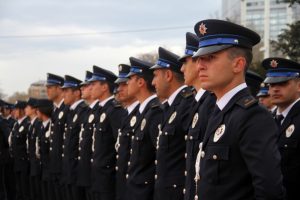 Polis Teşkilatı'nın 174'&uuml;nc&uuml; yıl d&ouml;n&uuml;m&uuml; marşlarla kutlandı