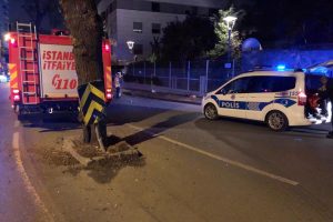 Otomobil ağaca &ccedil;arptı: 2'si ağır 3 yaralı