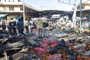 Bab'da hayvan pazarına terör saldırısı