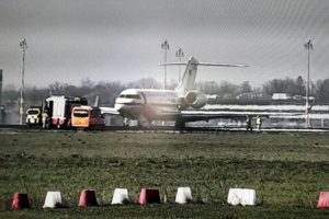 Alman ordusuna ait bir uçak acil iniş yaptı