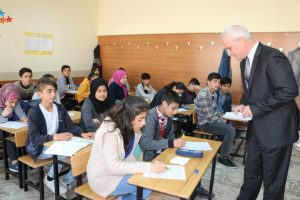 Şanlıurfa'da öğrencilere deneme sınavı yapıldı