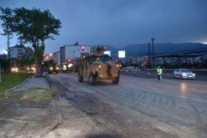 Suriye sınırına askeri sevkiyat