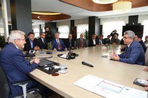 CHP Bursa yönetiminden Başkan Turgay Erdem'e ziyaret