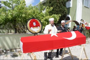 Kore gazisi İbrahim T&uuml;z son yolculuğuna uğurlandı