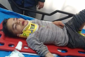 Okulda feci kaza! 3 metre y&uuml;kseklikten d&uuml;şt&uuml;