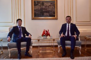 İmamoğlu'na &Ccedil;in Başkonsolosu We'den ziyaret