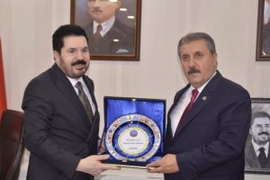 BBP Genel Başkanı Destici'den, Başkan Sayan'a ziyaret