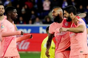 Bar&ccedil;a şampiyonluğa koşuyor! Messi'siz...