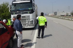 Bursa'da TIR kazası