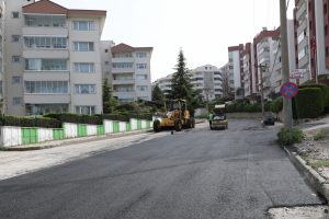 Bursa Mudanya'da yollar yenileniyor